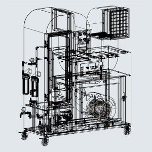 Airwasher Steriliser – 500 sqm + Humidifier - Structure