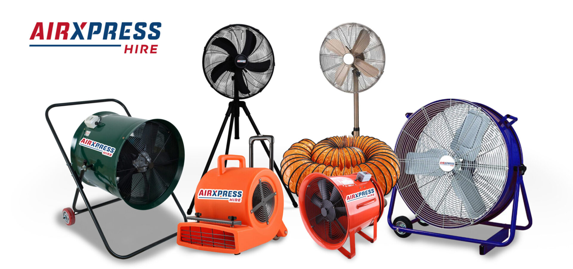 Ventilation Banner - Air Conditioners and Extraction Fans for Rent - Equipment for Hire