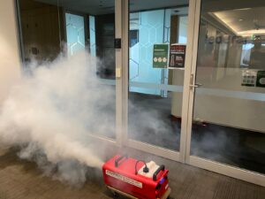Melbourne Rent Smoke Machine - Testing How Quickly Smoke Is Removed - IPC NSW