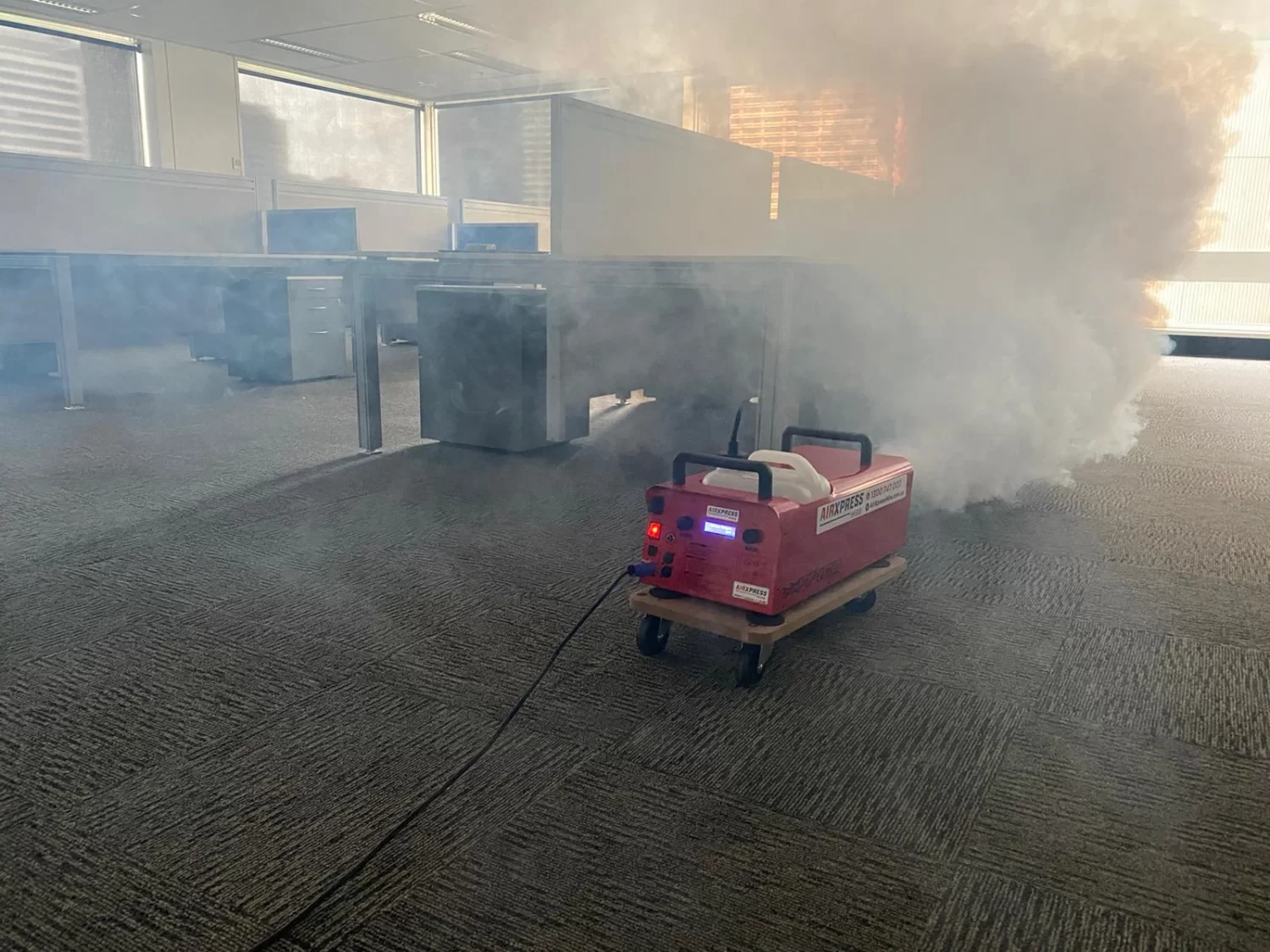 Melboure-Hire-Smoke-Machine-Testing-Fire-Stair-Pressurisation-System