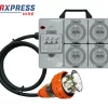 32 Amp 3 Phase Distribution Board to 10 x 15 Amp Outlets