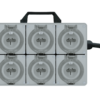 32 Amp 3 Phase Distribution Board to 10 x 15 Amp Outlets