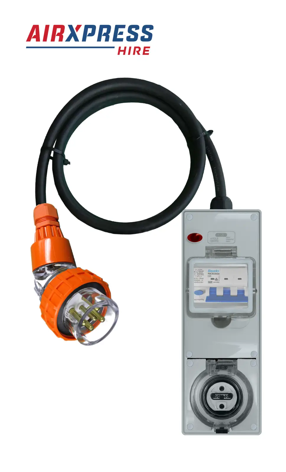 32 Amp 3 Phase 5 Pin to 20 Amp 3 Phase 5 Pin Hire