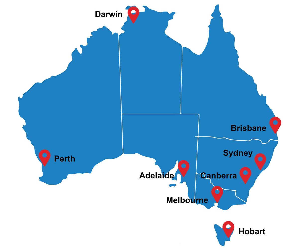 AirXPress Map