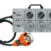 20 Amp 3 Phase Distribution Board to 3 x 20 Amp Single Phase outlets