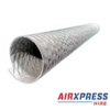 800°C Flameproof Flexible Ducting – Stainless Steel Wire Reinforced